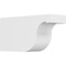 Ekena Millwork Standard Del Monte Architectural Grade PVC Rafter Tail, 5"W X 8"H X 16"L RFTP05X08X16DEL - alternate 1
